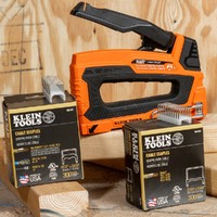 Klein Tools Loose Cable Stapler Forward Action