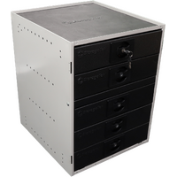 Storagetek Cabinet with 5 Small Drawers