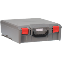 Storagetek Case Large ABS Lid with Dividers Grey