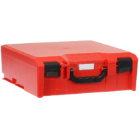 Storagetek Case Large ABS Lid with Dividers Red