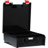 Storagetek Case Small ABS Lid with Dividers Black