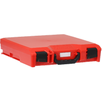 Storagetek Case Small ABS Lid with Dividers Red