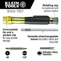 Klein Tools Pocket 3-in-1 HVAC Screwdriver