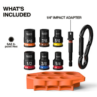 Klein Grab-And-Go Impact Socket Set SAE 7-Piece