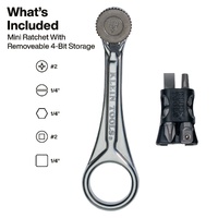Klein Tools Slim Profile Magnetic Mini Ratchet