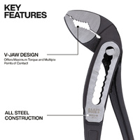 Klein Tools Classic Klaw 10" Pump Pliers