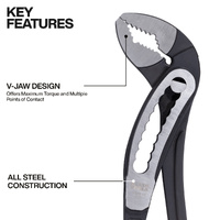 Klein Tools Classic Klaw 12" Pump Pliers