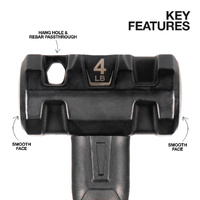 Klein Engineering Hammer 4lb Fibreglass Handle Heavy Duty