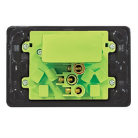 Trader Cougar Double GPO 10A With USB C+C Black