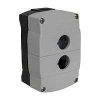 Sprecher + Schuh D7 Enclosure 22.5mm 2 Hole Grey IP66 Plastic