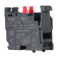 Sprecher + Schuh Contact Block 1NC for 22.5mm Pushbutton Operators