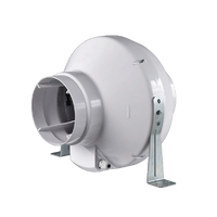 Fanco VK Centrifugal 200 High Pressure Inline Exhaust Fan 200mm