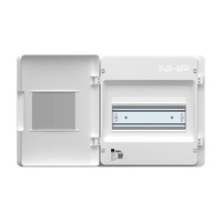 NHP MOD6+ Loadcentre Lightning 8-Way Surface Mount White Door