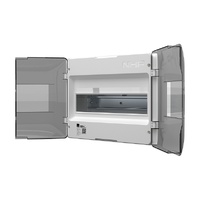 NHP MOD6+ Loadcentre Lightning 12-Way Surface Mount Transparent Door