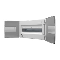 NHP MOD6+ Loadcentre Lightning 18-Way Flush Mount Transparent Door