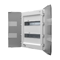 NHP MOD6+ Loadcentre Lightning 24-Way Surface Mount Transparent Door
