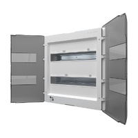 NHP MOD6+ Loadcentre Lightning 36-Way Flush Mount Transparent Doo