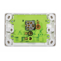 Trader Puma Power Point Switched 2G 10A 250V with Extra Switc