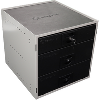 Storagetek Cabinet with 2 Large and 1 Small Drawer