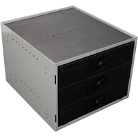 Storagetek Cabinet with 3 Small Drawers