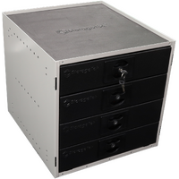 Storagetek Cabinet With 4 Small Drawers