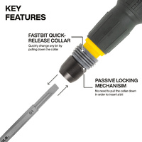 Klein Tools Fastbit Tru-Grip Screwdriver
