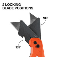 Klein FlickBlade 2-in-1 Utility Knife / Scraper with Blade Storage