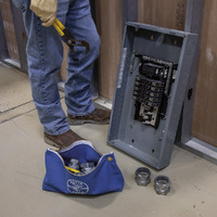 Klein Zippered Bag Canvas Consumables Tool Pouch Blue