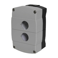 Sprecher + Schuh D7 Enclosure 22.5mm 2 Hole Grey IP66 Plastic