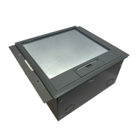 Cable Duct Systems Recessed Floor Box 4 x Clipsal 2000 Series Style Outlets