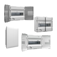 NHP MOD6+ Loadcentre Lightning 12-Way Surface Mount Transparent Door