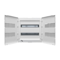 NHP MOD6+ Loadcentre Lightning 36-Way Surface Mount White Door