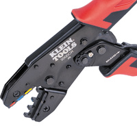Klein Ratcheting Heat Shrink Terminal Crimper 10 to 22 AWG Wire