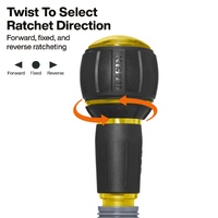 Klein Tools Ratcheting Fastbit Tru-Grip Screwdriver