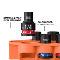 Klein Grab-And-Go Impact Socket Set SAE 10-Piece