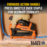 Klein Tools Loose Cable Stapler Forward Action