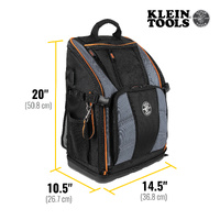 Klein Tradesman Pro Tool Station Tool Bag Backpack 27 Pockets