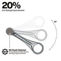 Klein Tools Slim Profile Magnetic Mini Ratchet