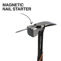 Klein 22oz Smooth Face Steel Hammer Straight Claw Trade Hammer