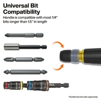 Klein Tools Ratcheting Fastbit Tru-Grip Screwdriver
