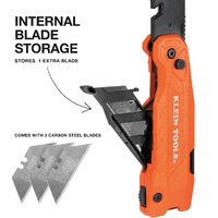 Klein FlickBlade 2-in-1 Utility Knife / Scraper with Blade Storage