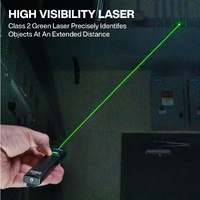 Klein Tools Slim-Profile Pocket Flashlight with Green Laser