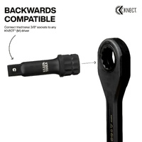 Klein KNECT Impact Socket Adapter Kit Reducer 3/8 Inch Dual Drive and Extension