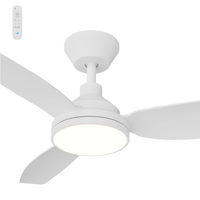 Calibo Clayfield 48" DC LED Ceiling Fan White with Remote