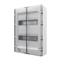 NHP MOD6+ Loadcentre Lightning 24-Way Surface Mount Transparent Door