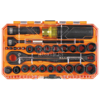 Klein Tools KNECT Essential Pass Through Impact Socket Set 28 Piece