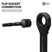 Klein KNECT Impact Socket Adapter Kit Expander 1/4 Inch Dual Drive