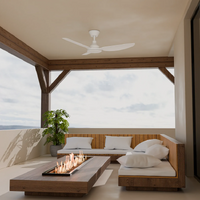 Calibo Clayfield 48" DC Ceiling Fan White with Remote