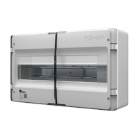 NHP MOD6+ Loadcentre Lightning 18-Way Surface Mount Transparent Door