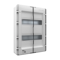 NHP MOD6+ Loadcentre Lightning 24-Way Surface Mount Transparent Door